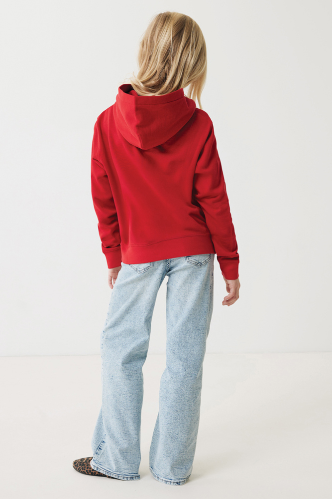 IQONIQ Yengo kids recycled katoen hoodie met steekzakken