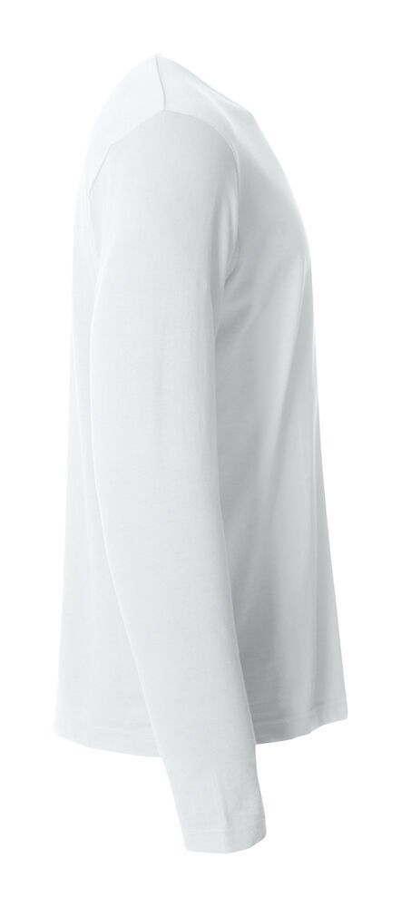 Clique - Basic-T L/S Wit 3XL