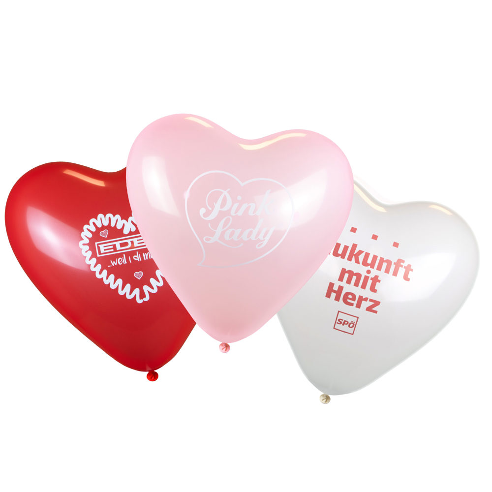 Hartballonnen bedrukt Ø 33 cm - 11 inch