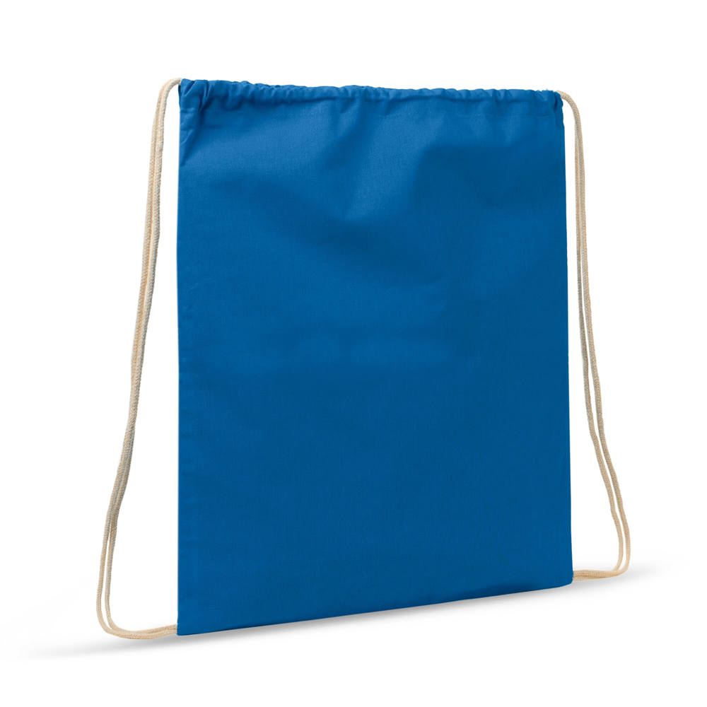 Rugzak katoen OEKO-TEX® 140g/m² 35x45cm - Blauw