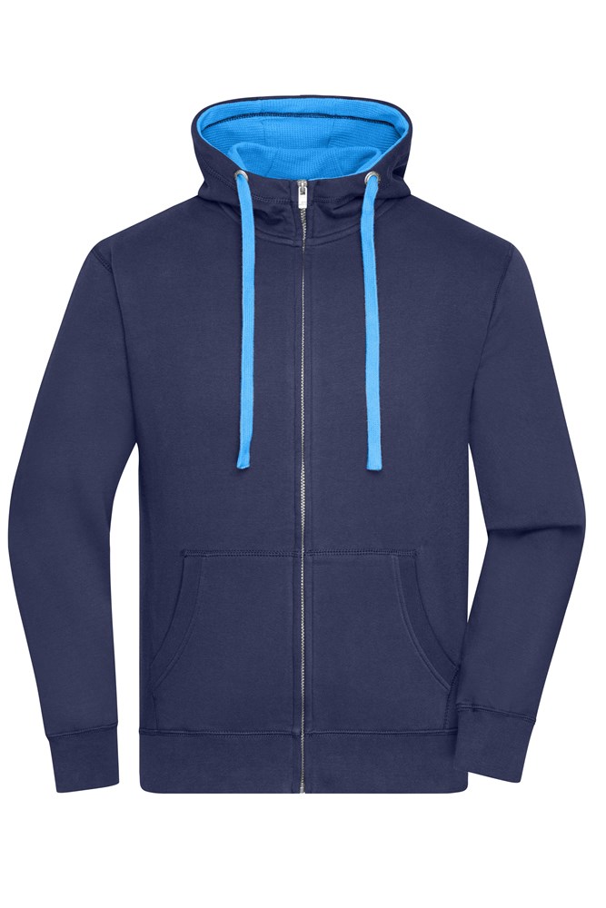Men's Lifestyle Zip-Hoody - Navy/kobalt (ca. Pantone 296C
300U)