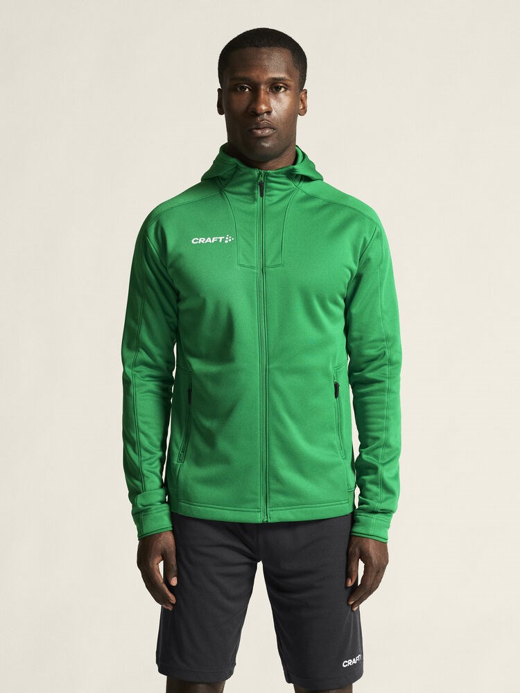 Craft - Evolve 2.0 Brushed Hood Jacket M Team Green XL