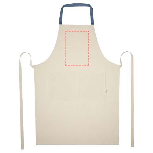 Nia schort van 200 g/m² gerecycled katoen