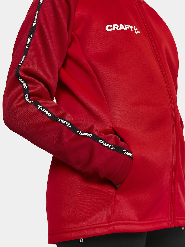 Craft - Squad 2.0 Full Zip Jr Bright Red-Express 110/116