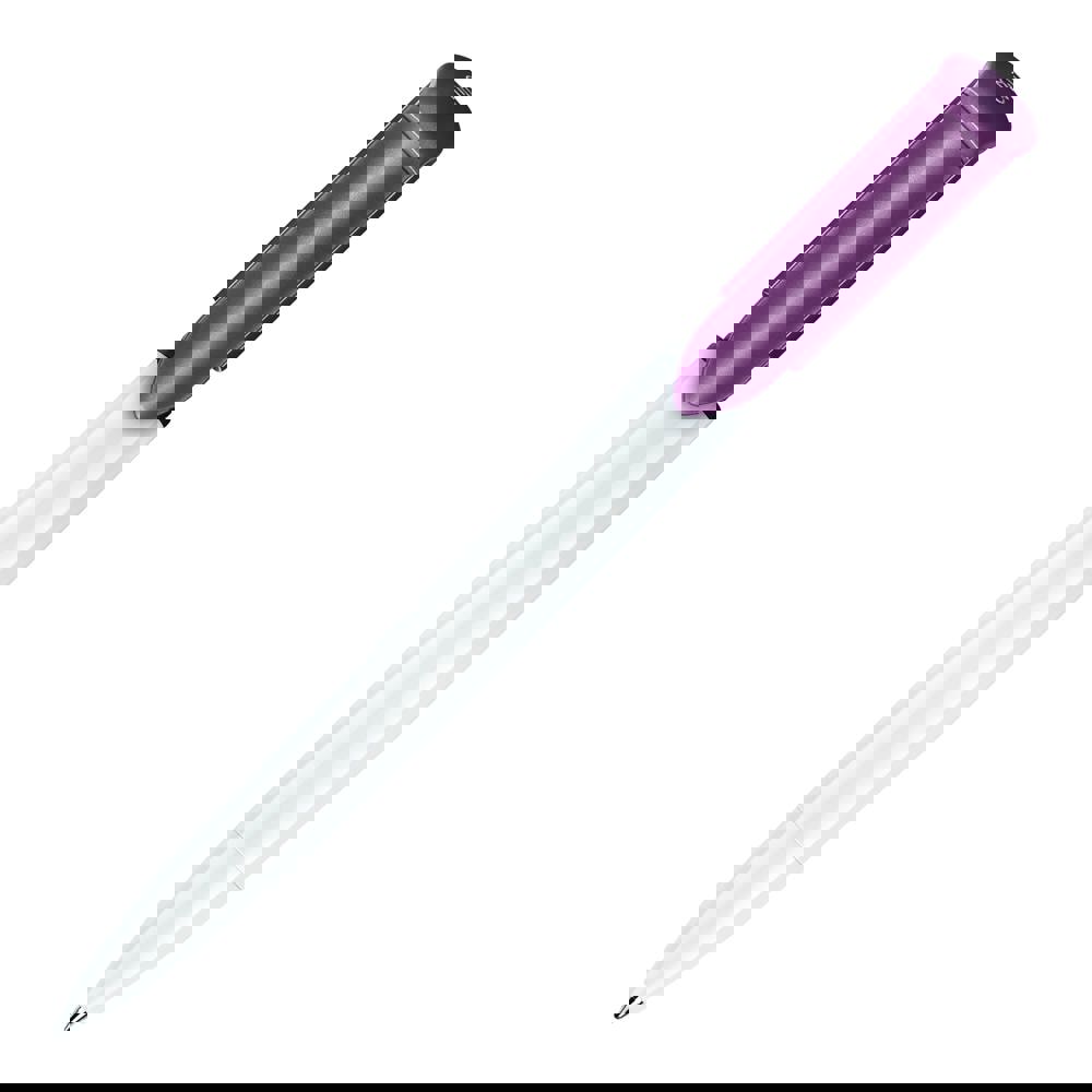 Balpen S40 Colour hardcolour - Wit / Lila