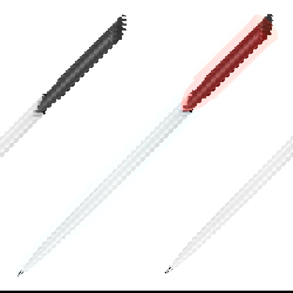 Balpen S40 Colour hardcolour - Wit / Bordeaux