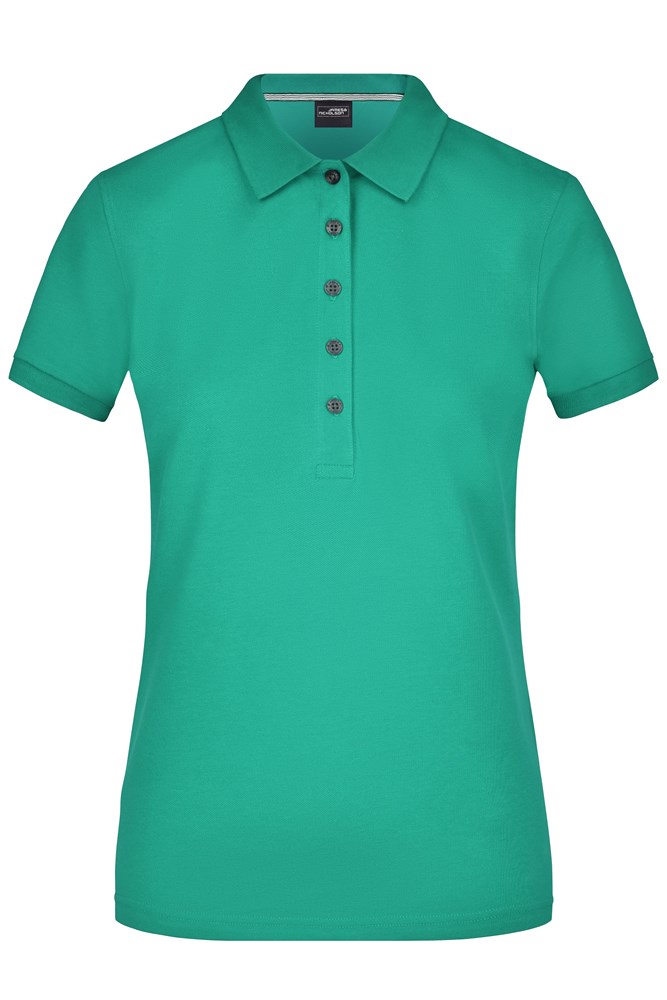 Ladies' Pima Polo - Iers-groen (ca. Pantone 3415C)