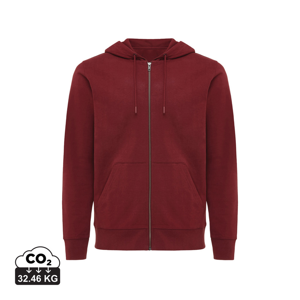 IQONIQ Abisko gerecycled katoen hoodie met rits