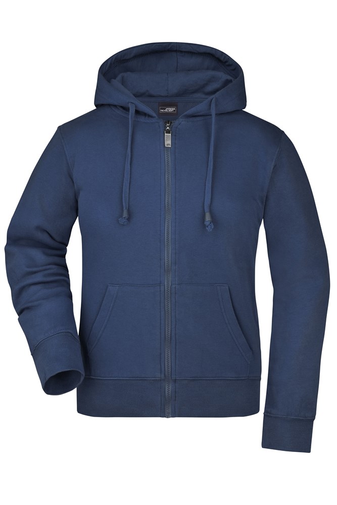 Ladies' Hooded Jacket - Navy (ca. Pantone 296C)