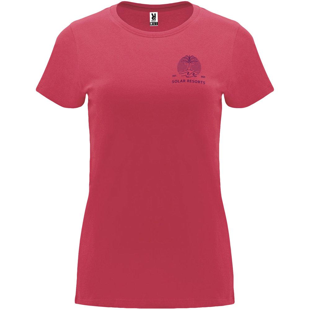 Capri 170 g/m² damesshirt met korte mouwen
