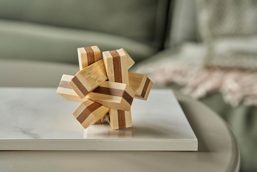 Houten geduld-spel Inge