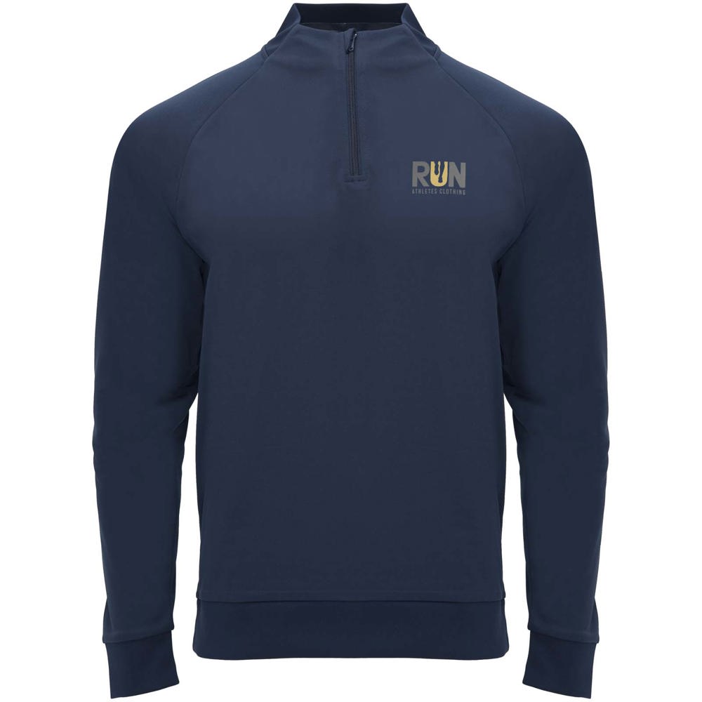 Epiro 200 g/m² unisex sweatshirt met lange mouwen en kwartrits