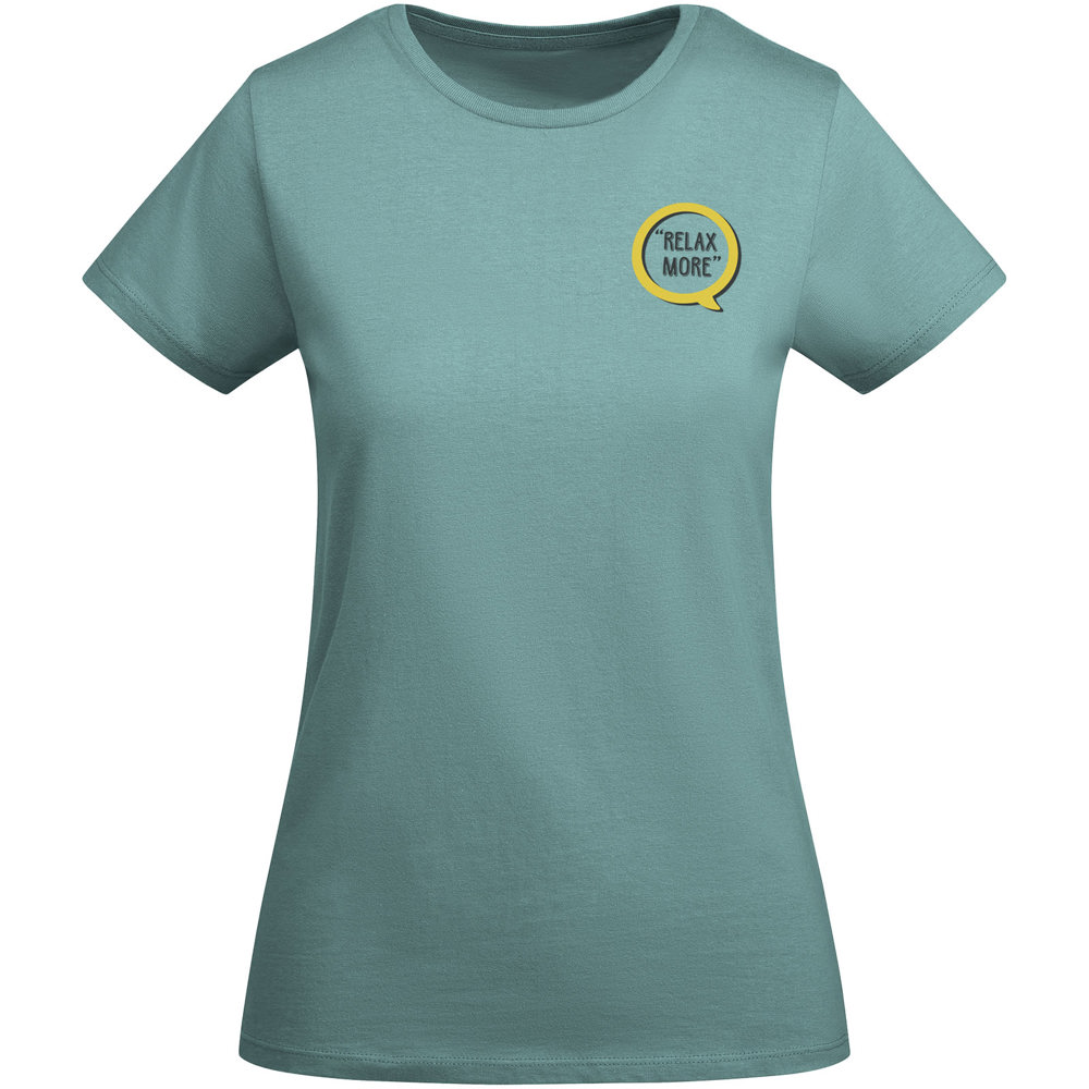 Breda biologisch katoenen dames T-shirt met korte mouwen