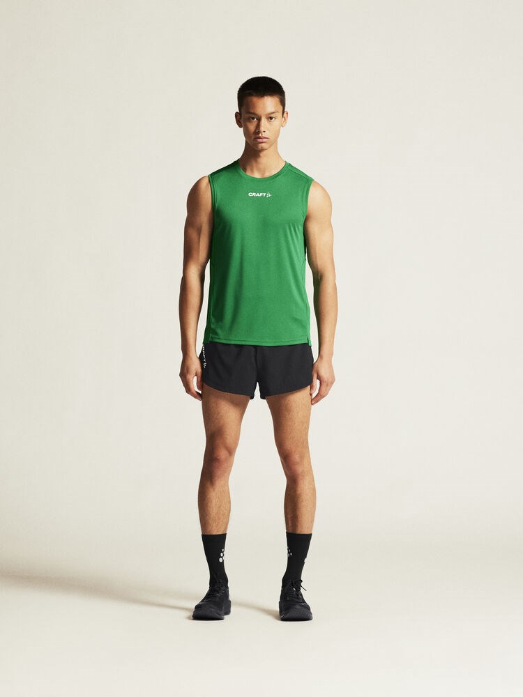 Craft - Rush 2.0 Singlet M Team Green L