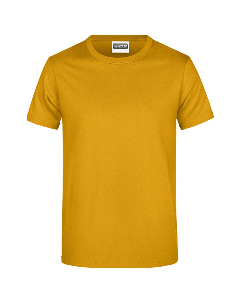Promo-T Man 150 - Goudgeel (ca. Pantone 1235C)