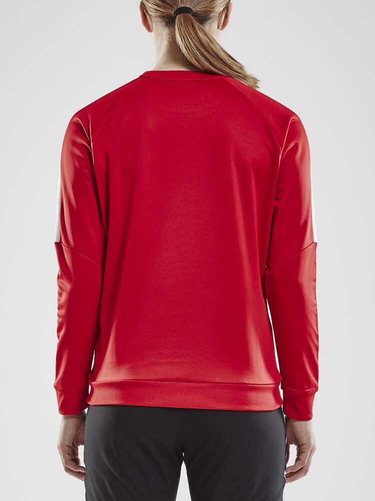 Craft - Progress R-Neck Sweater W Bright Red/White XS