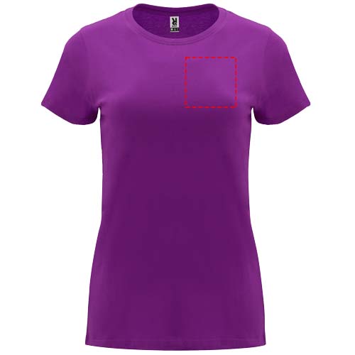 Capri 170 g/m² damesshirt met korte mouwen