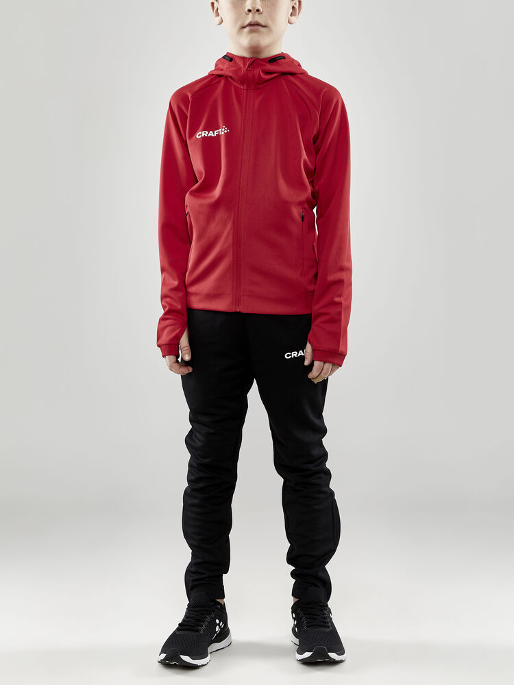 Craft - Evolve Hood Jacket Jr Bright Red 158/164