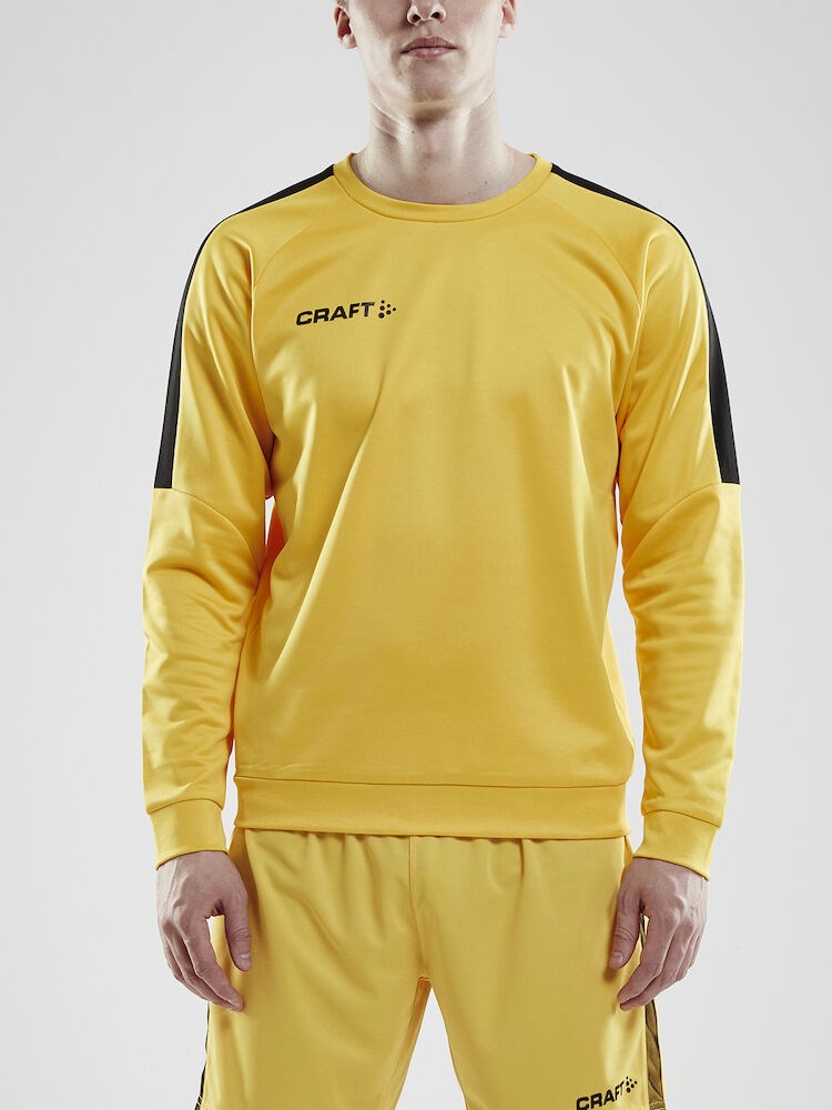 Craft - Progress R-Neck Sweater M Sweden Yellow/Black M