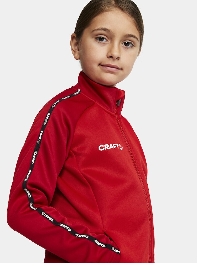 Craft - Squad 2.0 Full Zip Jr Bright Red-Express 110/116