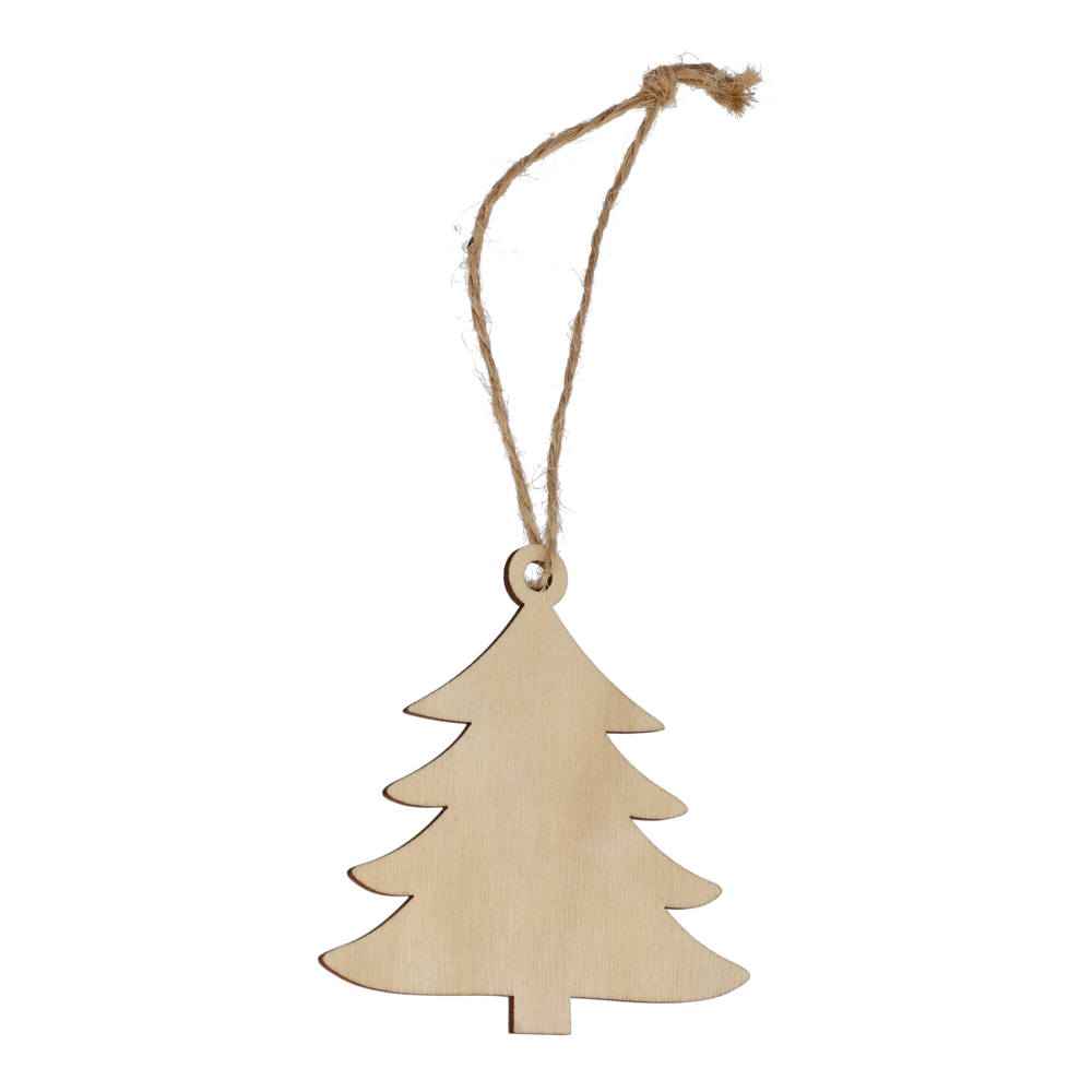 Houten kerstornament kerstboom