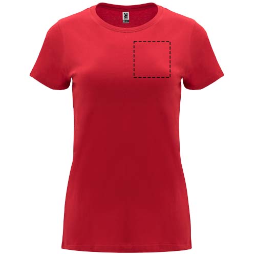 Capri 170 g/m² damesshirt met korte mouwen