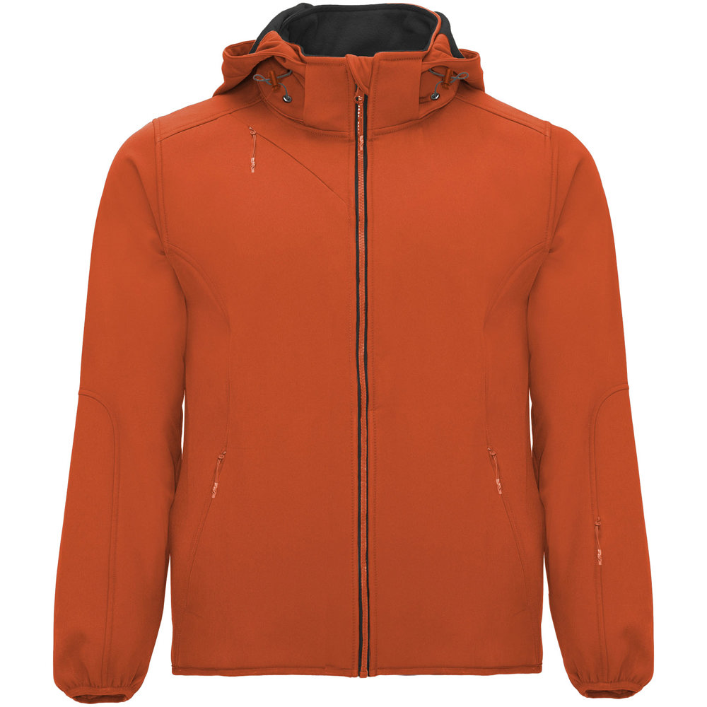 Siberia unisex softshell jack - Vermiljoen oranje