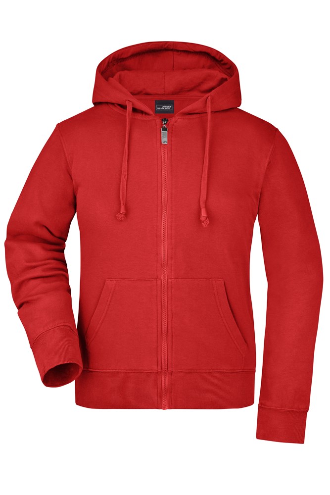 Ladies' Hooded Jacket - Rood (ca. Pantone 200C)