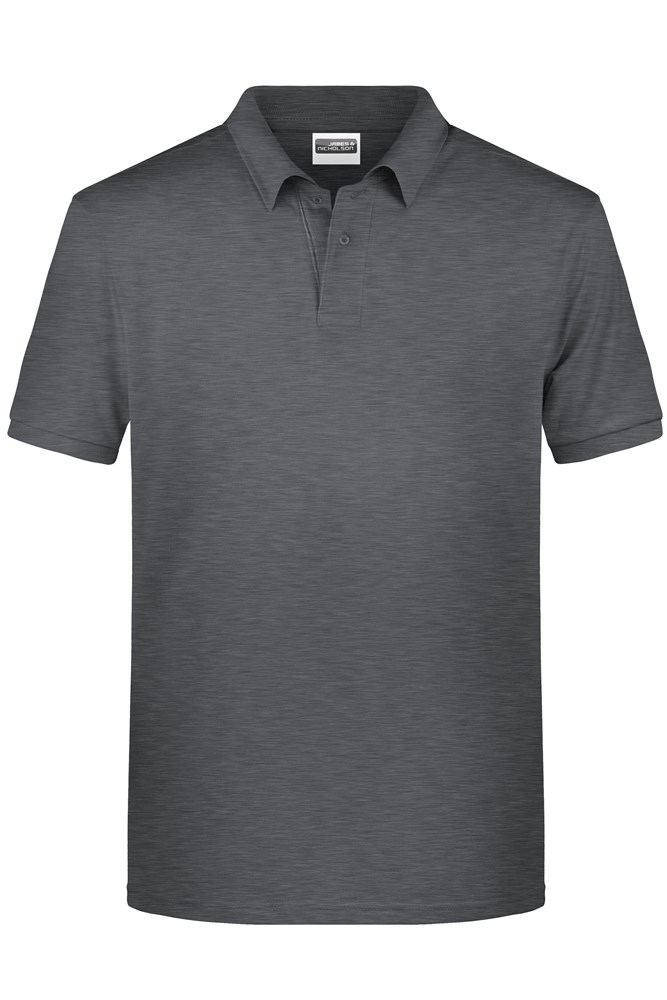 Men's Basic Polo OCS Standard - Zwart-heather (ca. Pantone blackC)
