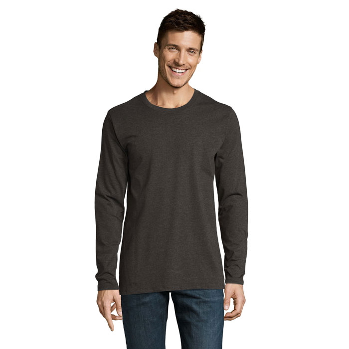 IMPERIAL LSL MEN - IMPERIAL LSL MEN T-shirt190 - Charcoal Melange