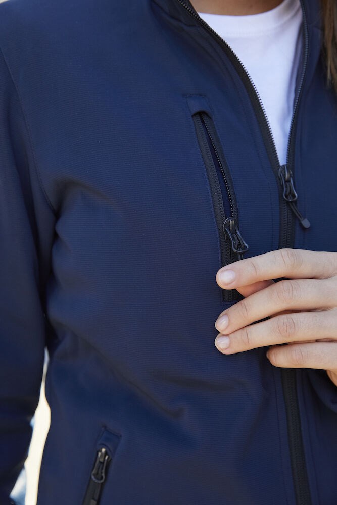 Clique - Padded Softshell Jacket Women Donkergrijs 44/XXL