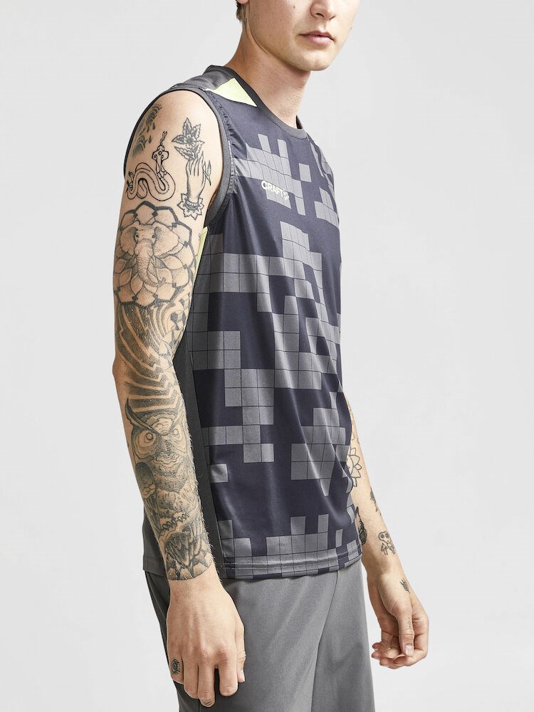 Craft - PRO Control Impact Sl M Granite-Giallo XXL