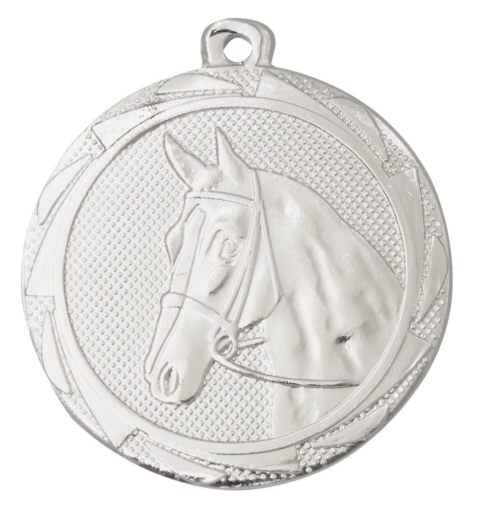 B-BS.ME115 medailles 4,5 cm paard - 2. zilver