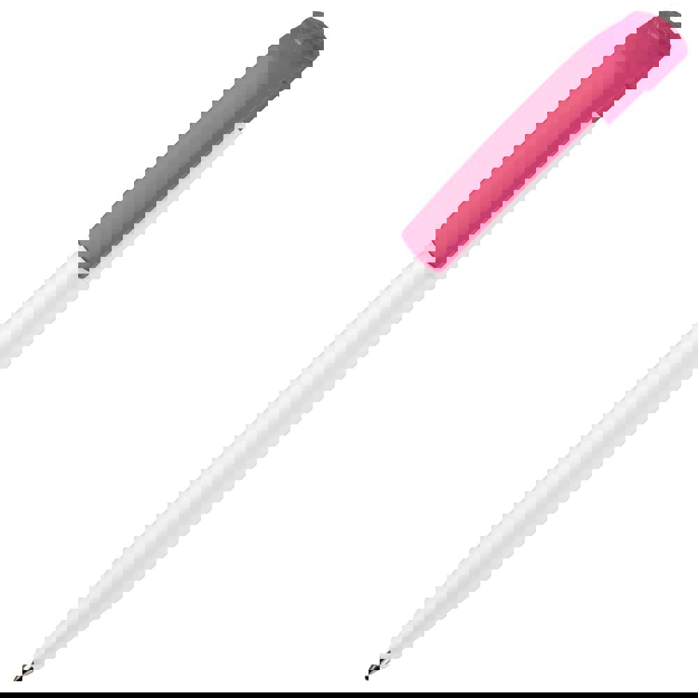 Balpen S45 hardcolour - Wit / Roze