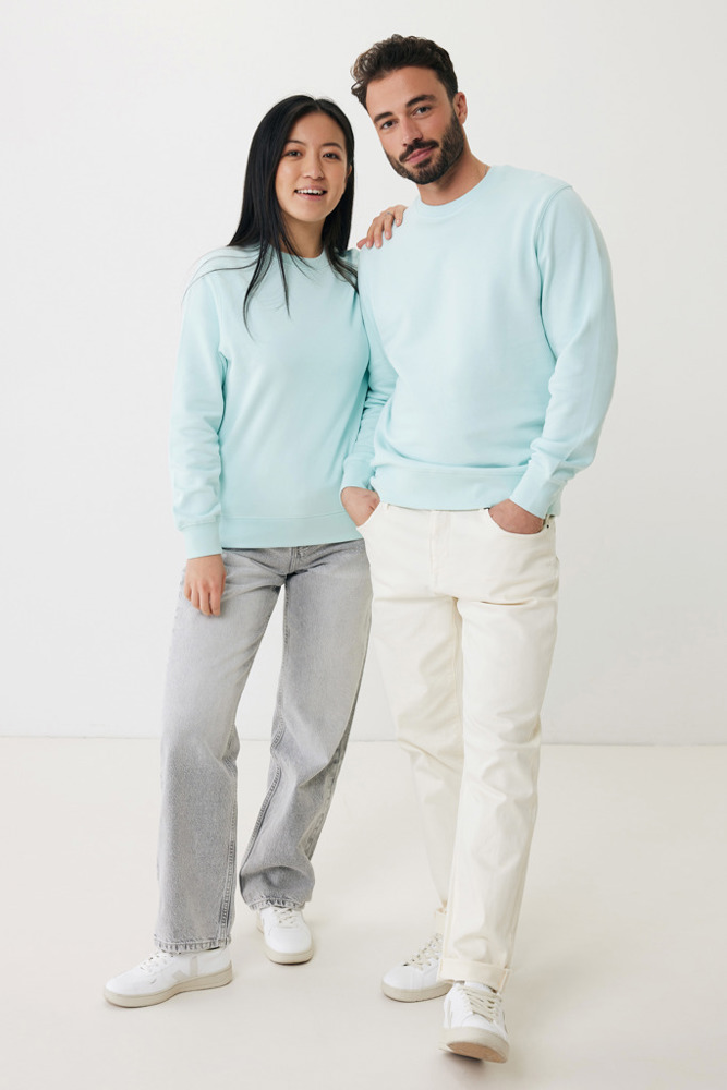 IQONIQ Etosha lichtgewicht gerecycled katoen sweater