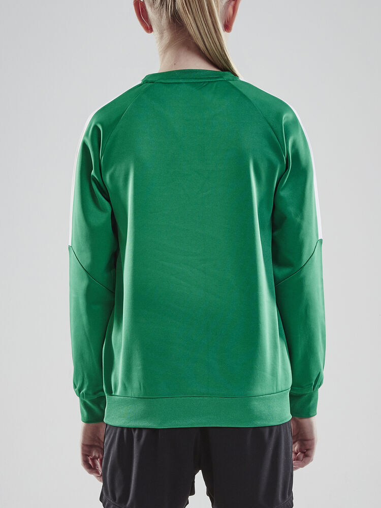 Craft - Progress R-Neck Sweater Jr Team Green/White 134/140