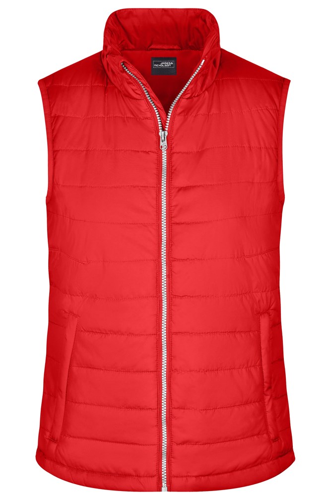 Ladies' Padded Vest - Rood (ca. Pantone 200C)