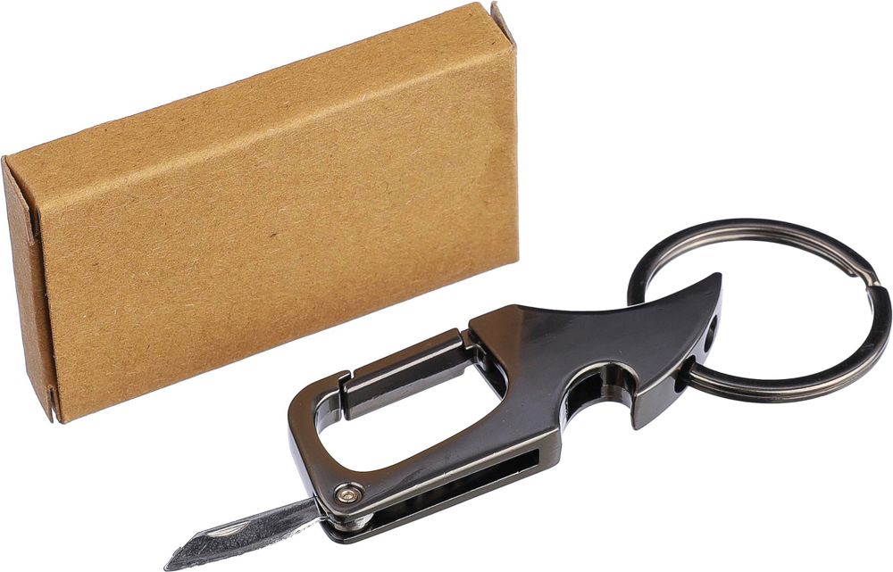 Metalen karabijnhaak sleutelhanger Bella