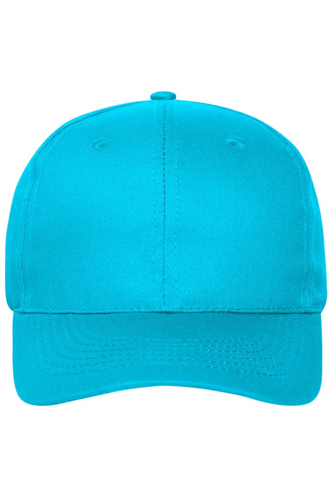 6 Panel Cap Bio Cotton - Turquoise (ca. Pantone 312C)