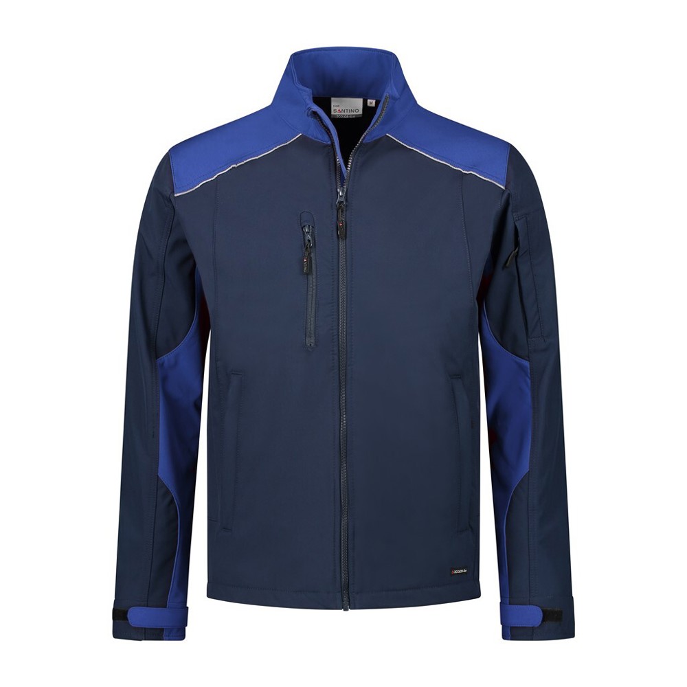 Santino Softshell Jacket Tour - Real Navy / Royal Blue