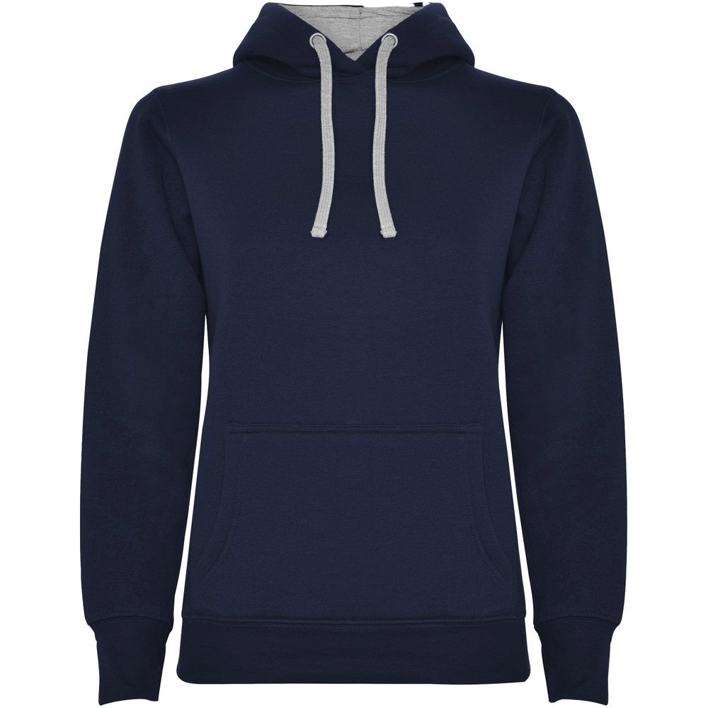 Urban 280 g/m² hoodie voor dames - Marineblauw, Gemêleerd grijs