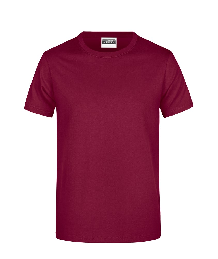 Promo-T Man 150 - Wijnrood (ca. Pantone 195C)