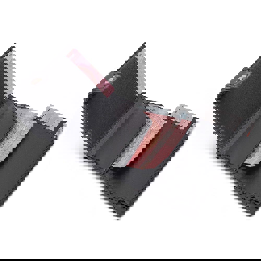 RFID kaarthouder met leerlook hoes