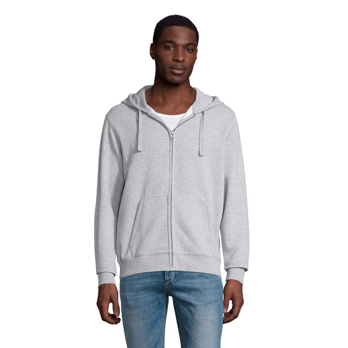 SPIKE MEN - SPIKE HOOD HEREN 280gr - Grijs Gemêleerd 2