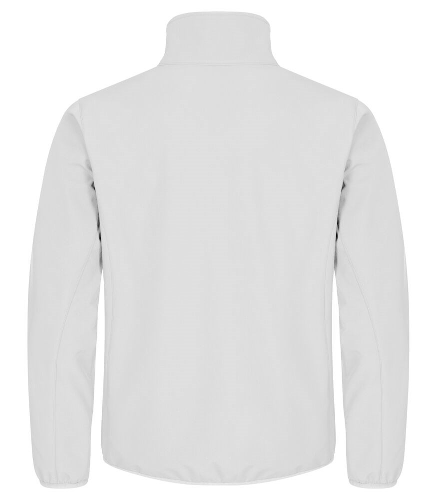 Clique - Classic Softshell Jacket Wit XS