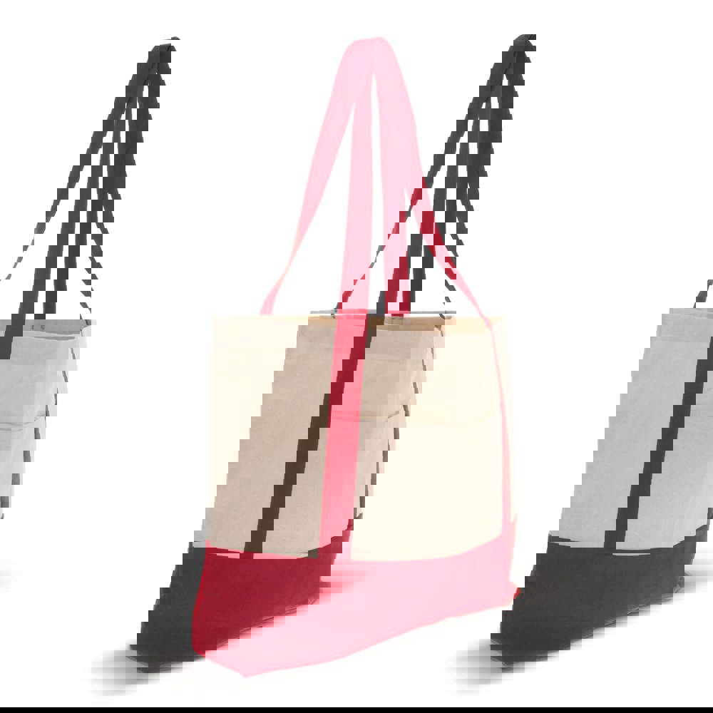 Strandtas katoenen canvas OEKO-TEX® 280g/m² 42x10x30cm