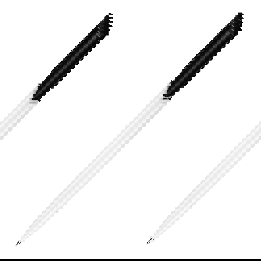 Balpen S40 Colour hardcolour - Wit / Zwart