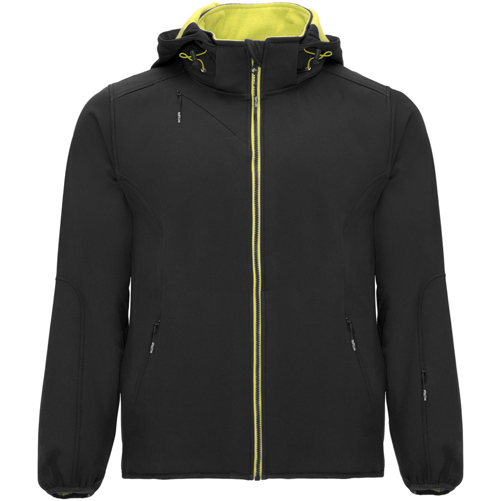 Siberia unisex softshell jack - Zwart