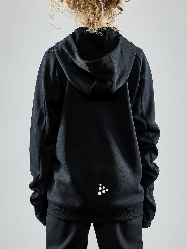 Craft - Evolve Hood Jacket Jr Black 122/128