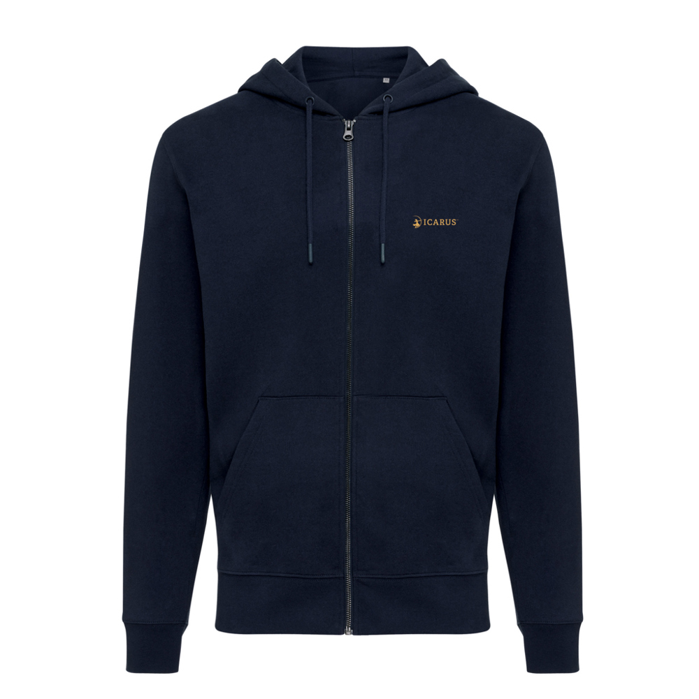 IQONIQ Abisko gerecycled katoen hoodie met rits